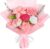 Crocheted Flowers Handmade Artificial Tulip Crochet Flowers Bouquet