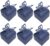 RUIYWEN Pack of 50 Butterfly Gift Box Candy Gift for Weddings, Birthdays, Party Decoration (Dark Blue)