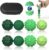 8 Pieces Magnetic Fidget Balls (8 Pieces), Magnetic Balls, Stress Ball, Silicone Magnetic Sensory Balls Toy, Sensory Toy, Anti-Stress Tuning Sensory Fidget Toys for Adults, ADHD (Green)