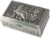 lachineuse – Egyptian Kadesh Jewellery Box – 12 x 8 x 5 cm – Decorative Egypt Antique – Storage Box for Keys, Watches – Gift Idea Decorative Box Urn – Ramses Hieroglyphs – Metal Colour