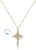 Twisted Cross Crown Necklace, White Gold Plated Cross Chain, Christian Necklaces with Faith Pendant, Cross Chain with Crown for Women and Girls