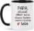 Joymaking Coffee Mug Gifts for Dad, Dad Mug with Saying Papa, Ich Werde Immer Deine Kleine Tochter Finanzielle Belastung Sein, Coffee Cup Dad Mug Gift for Father Father’s Day Birthday