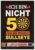 Funny 50th Birthday Money Gift for Men I’m Not 50, I’m Double Bullseye Darts Saying, Tube with Wooden Sign (50-1)