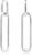 ALEXCRAFT Earrings Silver 925 Hanging Square Hoop Earrings with Pendant for Women Gift for Women Girlfriend Mum Girls