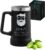 Maverton Insulated Engraved Beer Tankard 700ml Black with Handle