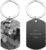 Personalised Photo & Engraved Keyring, Custom Gift for Men, Women & Dad High-Quality Stainless Steel Dog Tag, Father’s Day, Valentine’s Day, Creative Photo Gift
