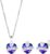 Elli Women’s Jewellery Set, Heart, Glamorous Swarovski Crystal in 925 Silver