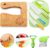 Goodchef Children’s Knife 8-Piece Kitchen Knife Set for Cutting and Cooking Fruit or Vegetables for Toddlers, Includes Wooden Knife Chopping Board Peeler (Cart)