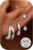 Finrezio 3 Pairs of Earrings Silver 925 for Women Hoop Earrings Silver Gold Stud Earrings Silver 925 Hypoallergenic Earrings Small Hoop Earrings Huggie Piercing Ear Gold Silver Earrings Jewellery Gold