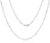 925 Sterling Silver Curb Chain Real Silver Chain for Men Women 2/3/4mm Wide Thin Super Flat Multi-Row Chain High Quality Classic Necklaces for Everyday Use 45-65cm
