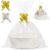 Woven Gift Hamper Gift Basket Storage Basket Handles White