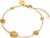 Purelei Velvet Rose Bracelet – Waterproof & Adjustable | Stainless Steel Bracelet with Graduated Rose Pendants & 14K/18K Gold Plating | Vintage Eyecatcher with Romantic Flair