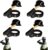 Soldier Salut Beer Bottles Helmet Soldier Greeting Beer Bottle Helmet Soldiers Salut Beer Bottle Stoppers for Beer Bottles Soldier Greeting Beer Helmet (Black-4 Pack)