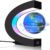 Magnetic Floating Globe Lamp with LED Lights, Cool Gadget C Frame Globe for Office, Home, Bookshelf, Desk Decor, Cool Gift for Men, Wife, Father, Husbands (Blue Globe 8.5 cm)