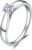 JewelryPalace Cubic Zirconia Engagement Ring Wedding Rings Promise Engagement Ring Silver 925 Women’s Solitaire Silver Rings Wedding Rings Proposal Ring Entourage Ring Women’s Jewellery Rose Gold Gold