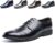 Men’s Oxford Derby Shoes Brogues Leather Shoes Wedding Shoes Lace Up Shoes Classic Business Lace-Up Shoes Blue Gold Grey Red Black Brown Khaki 37-48