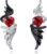Angel Devil Earrings Sterling Silver Demon Angel Wings Drop Earrings Birthday Jewellery Gifts for Women