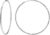 trendor 15045 Women’s Earrings 925 Silver Hoop Earrings Diameter 50 mm