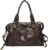 Generisch Vintage City Bag Women’s PU Leather Handbag Large Shopper Bag Y2K Shoulder Bag with Zip Work Bag with Many Compartments