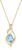 FANCIME Double Twist Infinity Birthstone Chain for Women 925 Sterling Silver Gold-Plated Infinity Drop Birthstone Pendant Necklace Jewellery Gifts for Women Girls Chain Length: 40 + 5 cm