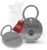 Dog Tag with Engraving, Dog Accessories, Personalised Dog Tag, Dog Collar with Name, Diameter 30 mm, Stainless Steel, Personalised for Dog Collar, Cats, Dogs, Animals