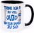 Trink ich zu viel Ouzo bin ich immer zu so! Mug with Greek Saying Funny Coffee Mug Gift Greece Fan Item Greek Specialities Accessories Decorative Accessories Funny Ceramic 330 ml