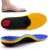 VALSOLE Orthopaedic Insoles, Plantar Fasciitis High Arch Support Shoe Insoles, for Heel Spurs, Flat Foot, Foot Pain, Comfort Men & Women Insoles