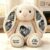Personalised Fabric Rabbit with 5 Photos, Cuddly Toy Rabbit with Hidden Pictures in the Ears, Photo Cuddly Toy Made of Soft Plush, Warm Gift for Couples, Family, Friends, 26 cm / 40 cm