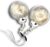 MadamLili – Real Dandelion Earrings – 925 Sterling Silver – Dandelion Seed Earrings Natural Jewellery – Hanging – Clasp with Ear Stopper – Handmade – Exclusive Jewellery Box