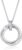 Elli DIAMONDS Halskette Damen Kreis Trio Anhänger mit Diamant (0.025 ct.) in 925 Sterling Silber