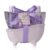 Accentra Women’s Shower Set Lavender in Beautiful Ceramic Bathtub – 3-Piece Care Set with Shower Gel, Body Lotion & Mesh Sponge – Wellness Gift Set for Birthday, Valentine’s Day