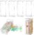 NBEADS Pack of 30 Transparent Plastic PVC Box, 3 x 3 x 8 cm, Transparent Rectangular Favour Gift Wrapping Boxes, Wedding Party Favour Boxes for Sweets, Biscuits, Cakes, Chocolates, Gift