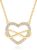 Jrêveinfini Women’s Infinity Sign Necklace 925 Silver with Pendant, Mother Daughter Heart Infinity Necklace Mum, Personalised Chain Girl Girlfriend, Gifts for Women with Gift Box