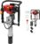 52CC 2-Stroke Petrol Stake Drive, 1900 W 45J Aluminium Portable Single Cylinder Professional Post Driver Hand Ram Fence Post Ram Earth Hole Drill with 55 mm 70 mm Sleeve for Fence Construction