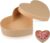HOUDERCO Heart-shaped gift box with lid made of kraft paper, elegant storage for flowers and sweets for weddings, birthdays and holidays