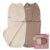 Momcozy Baby Swaddling Bag 0-3 Months Bamboo, Pack of 2, Khaki and Coffee