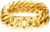 Bandmax Men’s Bracelet Stainless Steel Curb Bracelet 6/8/12/17 mm Solid Cuban Link Bracelet 19/21/23 cm Heavy Curb Chain Bracelet with Folding Clasp Men’s Bangle Jewellery for Birthday Father’s Day