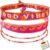 happymaker Boho Jewellery for Women, Surfer-Style Fabric Bracelet, Waterproof and Handmade