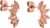 Purelei Leaf Earrings – Waterproof | Stainless Steel Leaf Stud Earrings | 14K Gold Plating, Silver & 18K Rose Gold Plating | Natural Elegant Earrings