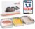 Breading Set – 3-Piece Set Made of Stainless Steel – Dishwasher Safe – Perfect for Schnitzel – Breading Bowls