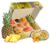 Hansen Obst Gift Box „Südseereiseise“ with Gift Box „The Flower Meadow“ – Gift with Fresh Fruit – Fruit Box with Exotic Fruits – Birthday Gift – Exotic Fruits