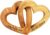 Kassis Gift Item Personalised Olive Wood Hearts for Newlyweds, Valentine’s Day, Anniversary, Wedding Anniversary, Birthday – Connected Wooden Hearts – Wedding Gift – (7.50 cm)
