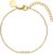 Purelei Glow Bracelet – Filigree Design with Four Cubic Zirconia, Waterproof & Adjustable – Stainless Steel, 14K Gold Plated, 18K Rose Gold Plated or Silver