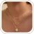 Turandoss Women’s Gold Chain, 14 K Gold-Plated Layering Necklace, Women’s Chain with Coin Beads Pendant, Snake Chain, Figaro Stackable Necklace Set, Birthday Gift for Girls, Women, Pack of 3