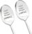 Grandparents Gift Spoons, Set of 2, Engraved Stainless Steel Spoon for