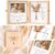 Personalised Wooden Gift Box „Weltbeste Mama“ with Name – Photo Gift Mother with Saying & Dried Flower – Gift Mother’s Day, Birthday, Christmas (Glück ist, eine Mama wie dich zu haben!)