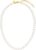 Purelei White Anxiety Fidget Pearl Kette (Gold) – Wasserfeste Halskette aus langlebigem Edelstahl – Necklace mit Seashell Pearls – Modeschmuck für deinen individuellen Look – Perlenkette Damen