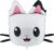 PartyDeco® FB324 Foil Balloon Panda Paws 65 x 57 cm Gabby’s Dollhouse – Balloon for Helium or Air – Birthday Party Decoration – Pandy Paws Foil Balloon Birthday Decoration – White Black