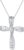 FANCIME Women’s Necklace with Infinity Symbol Cross Pendant Chain Infinity Made of 925 Sterling Silver with Sparkling Zirconia Jewellery for Women Children Adjustable Chain Length: 40 + 5 cm