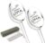 Grandma and Grandpa Gift, Set of 2 Coffee Spoons with Engraving with Gift Box & Velvet Bag, Mother’s Day Gift for Best Grandma, Grandpa, Birthday Gift, Father’s Day Gift, Christmas